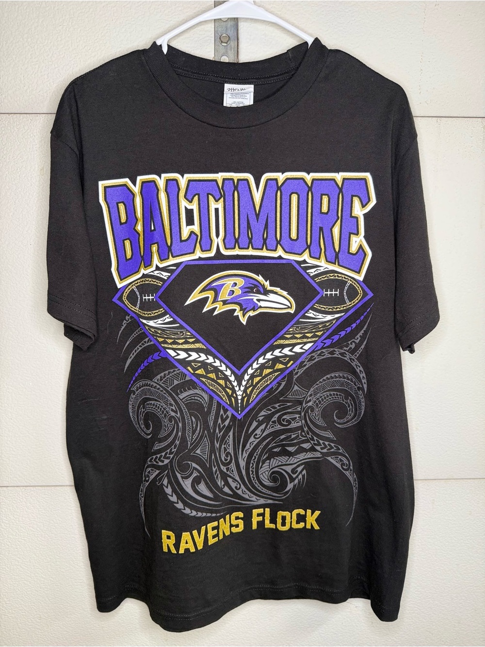 Baltimore Ravens Black Graphic Short Sleeve Tee
